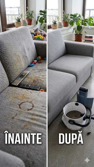 Curățare Profesională Canapele și Tapițerii Bistrița