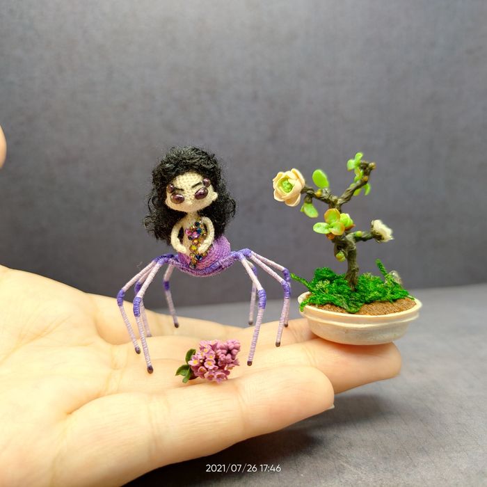 Вязаные миниатюрные игрушки