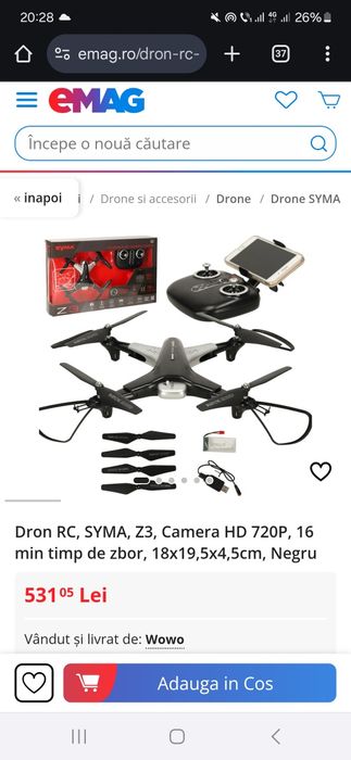 Syma Z3 Drone cu camera