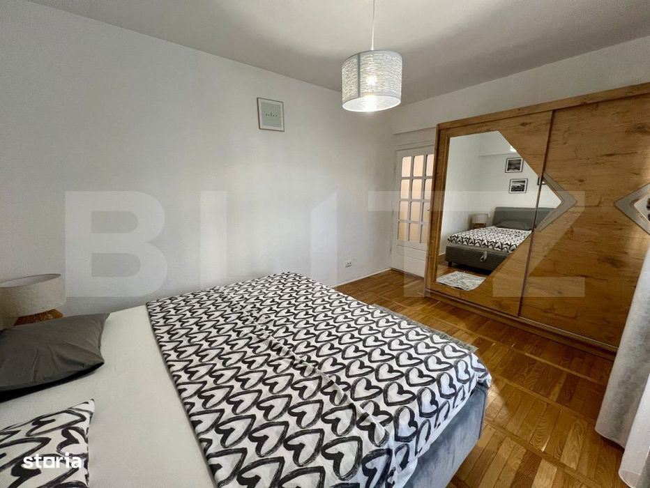 Apartament modern cu 3 camere, 85 mp, centrala si AC, zona CENTRALA