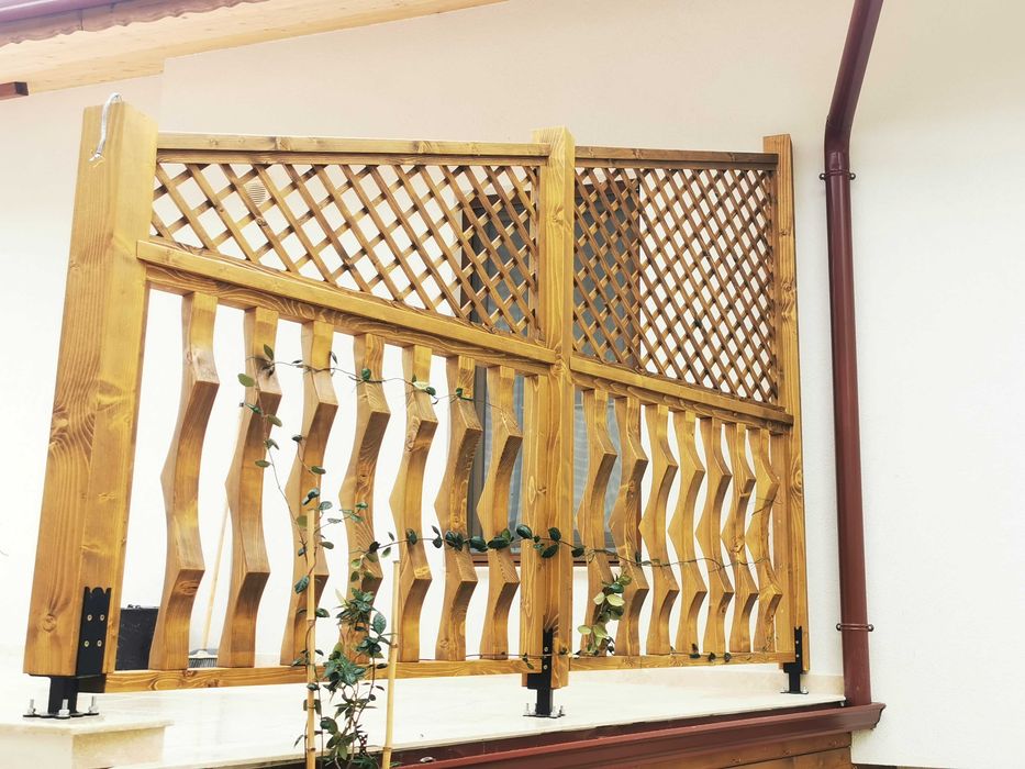 Дървен парапет от масив
Дървен парапет от масив