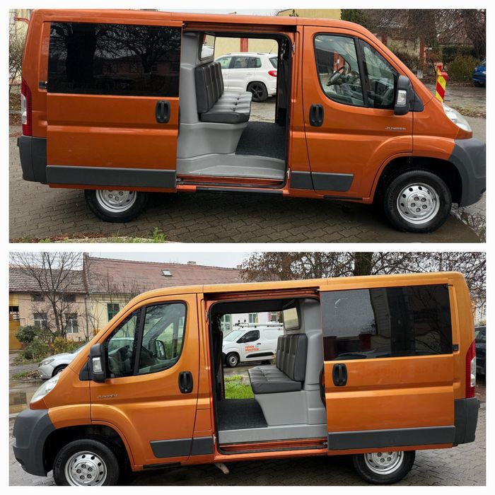 Citroen Jumper mod 2010 Mixt 7 persoane și marfa , clima,120 cp!