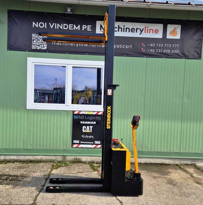 transpaleta electrica cu catarg Steinbockt