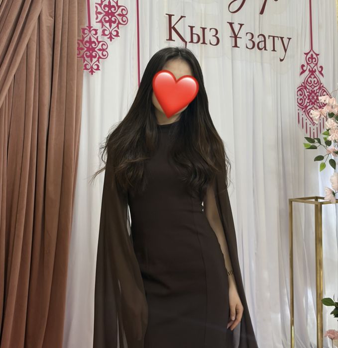 Продам платье коричневый