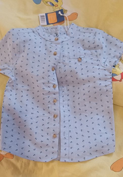 Детска ризка памучна