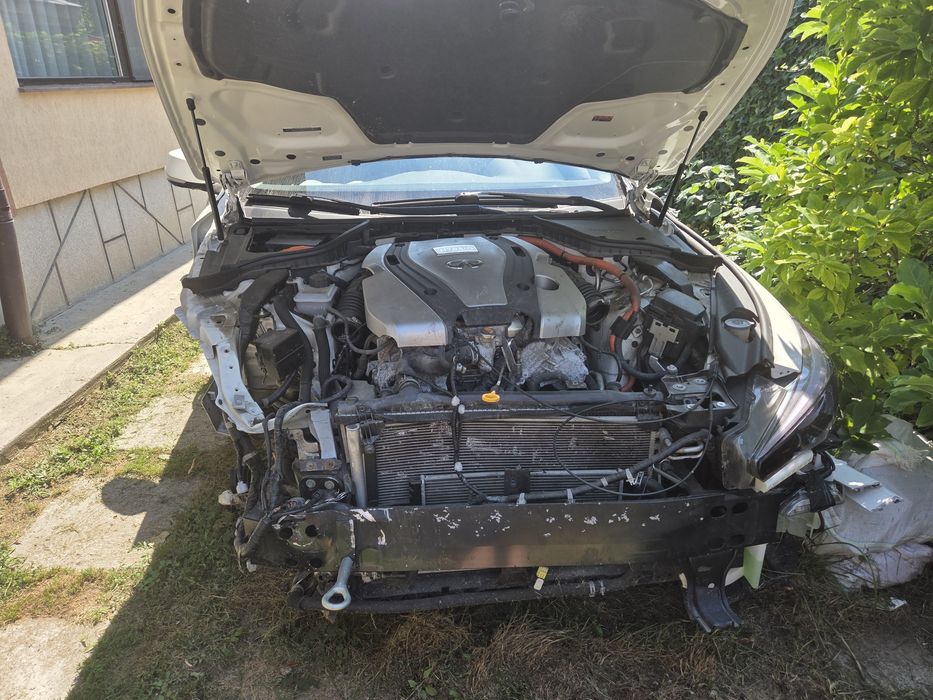 Infiniti Q50S 3.5 Hybrid AWD 2019 (Avariat frontal) - 50.000 km, Motor/Cutie funcționale