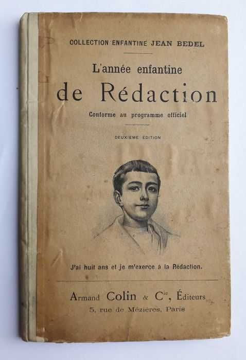 Manuale școlare vechi în limba franceză