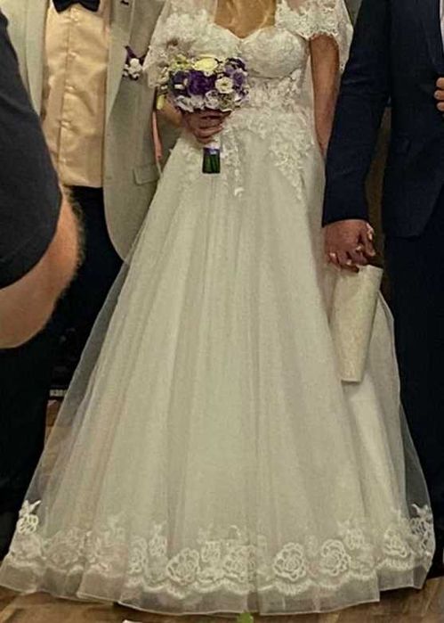 Сватбена рокля+воал