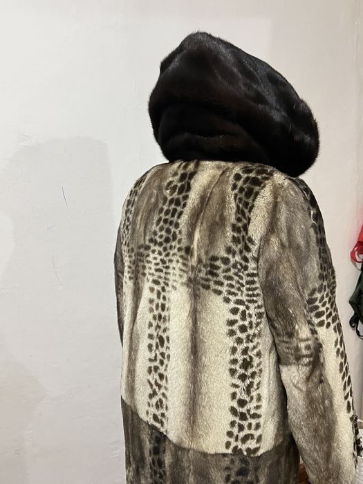 Шуба стриженная норка