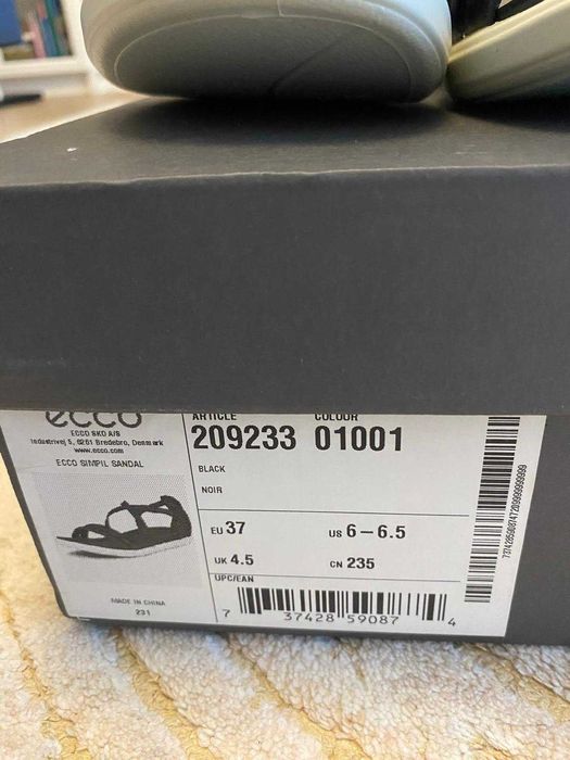 Sandale casual dama ECCO Simpil (Black) 20923301001 37