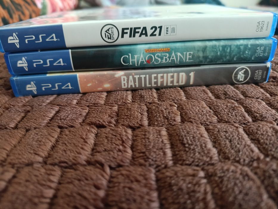 Jocuri PS4, Fifa 21, Warhammer Chaosbane, Battlefield 1