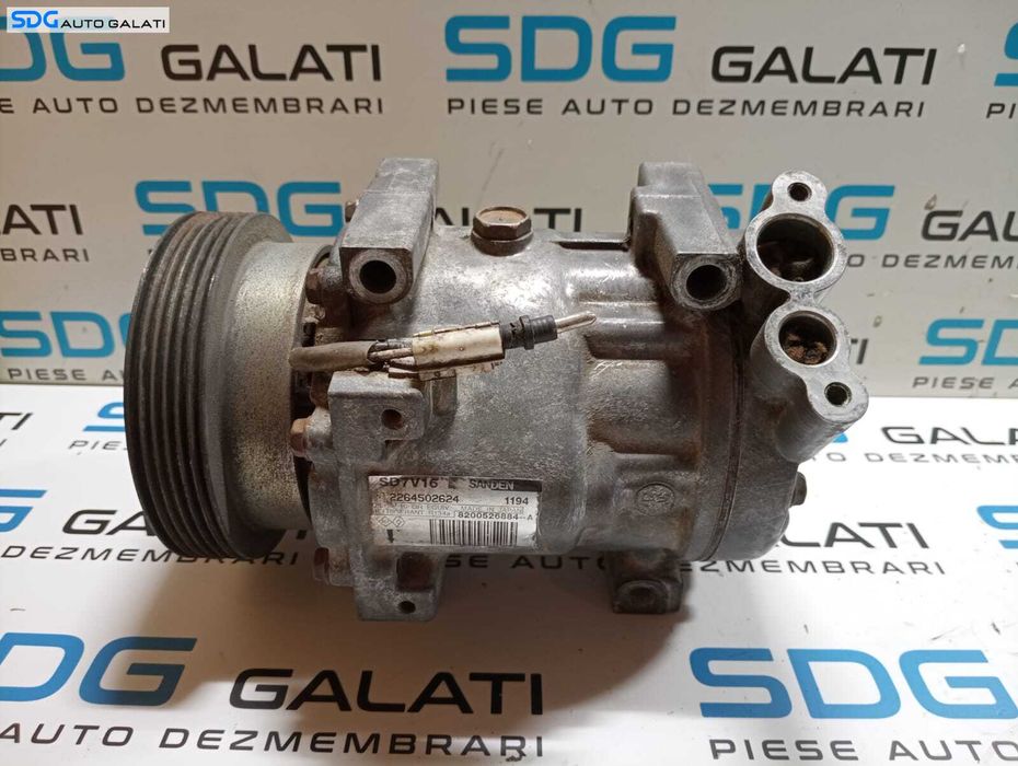 Compresor AC Aer Conditionat Clima Dacia Logan 1 1.5 2004 - 2012 Cod 8200526884A 2265402624 [M6670]