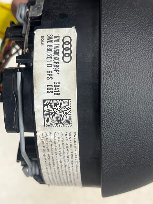 Vand Volan Audi Tesit S-line cu Padele+Airbag A4/S4 A5/S5 B9 Q5/SQ5