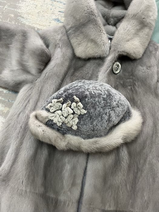 Норковая шуба, премиум качества