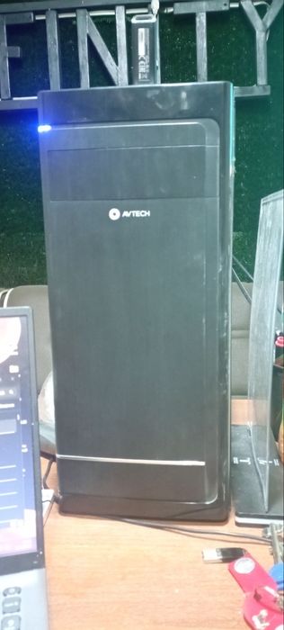 Компьютер, системный блок, монитор