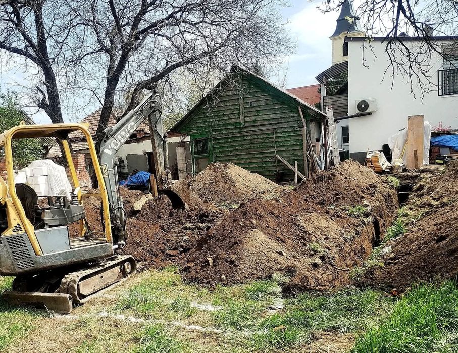 Săpături mecanizate ,miniexcavator