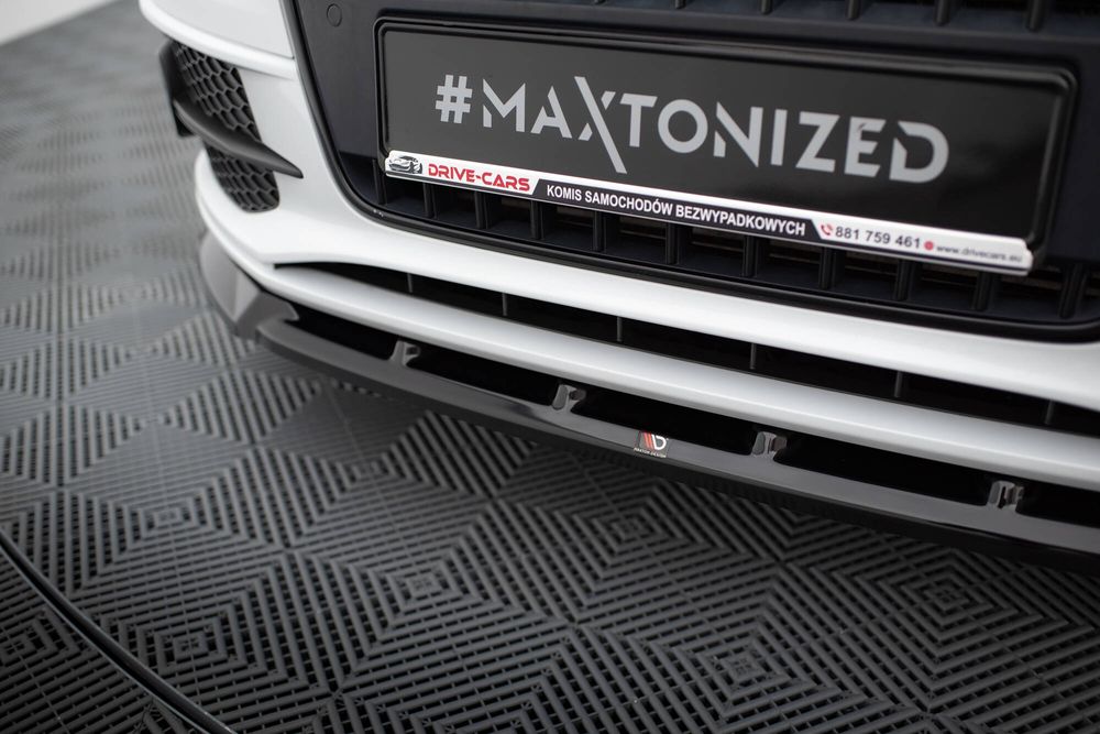Спойлер за предна броня Maxton design за Audi Q3 S-line (2011-2014)