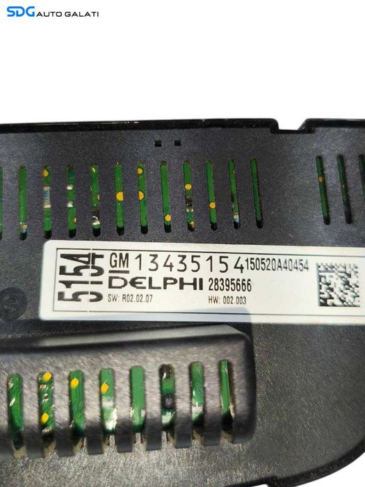 Panou Modul Unitate Comanda AC Aer Conditionat Clima Climatronic Opel Astra J 2009 - 2016 Cod 13435154 [LR1272]