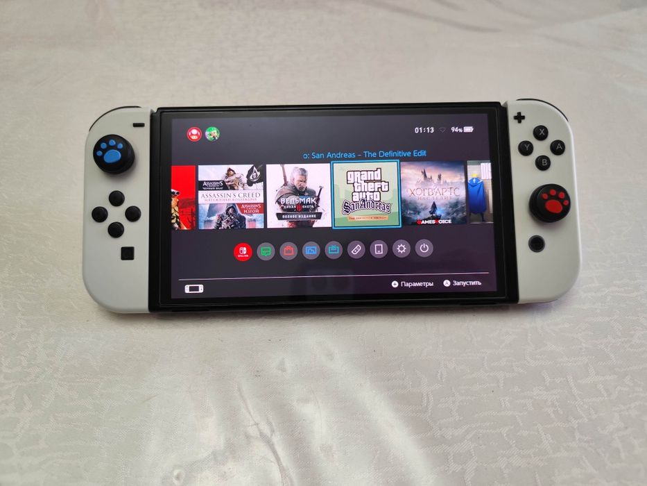 Nintendo Switch OLED + Android 15 + Linux OS / полный комплект