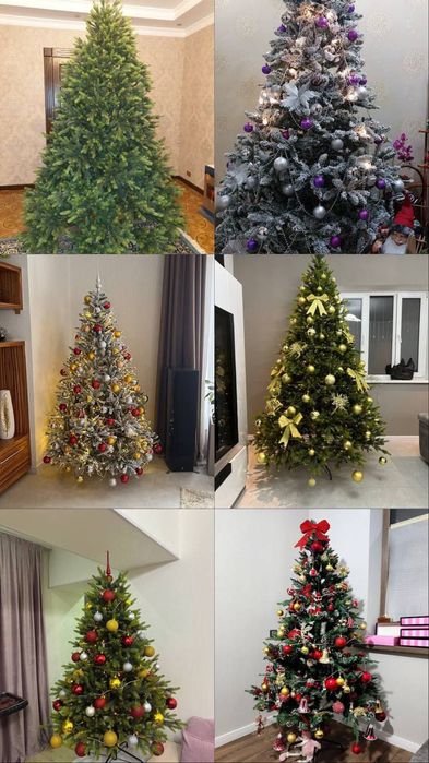 Ёлка 180 см натуральная гелевая