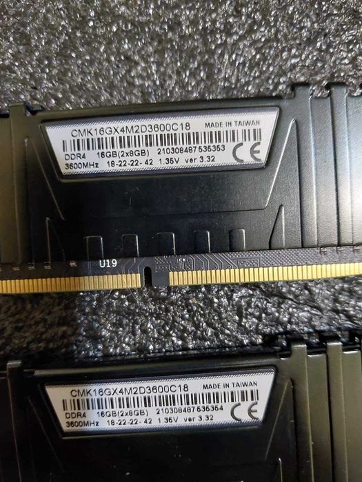 16GB DDR4 3600Mhz CL18 - Corsair Vengance LPX