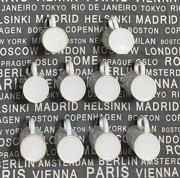 lot de 10 cani cesti mari identice de la kik albe