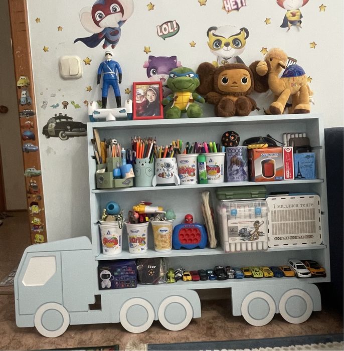 Шкаф машина-камаз детский