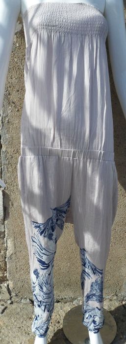 Salopeta cu pantaloni lungi si talie căzută, mărimea M, Guess