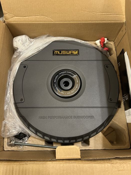 Nou Subwoofer Musway Roata de rezerva