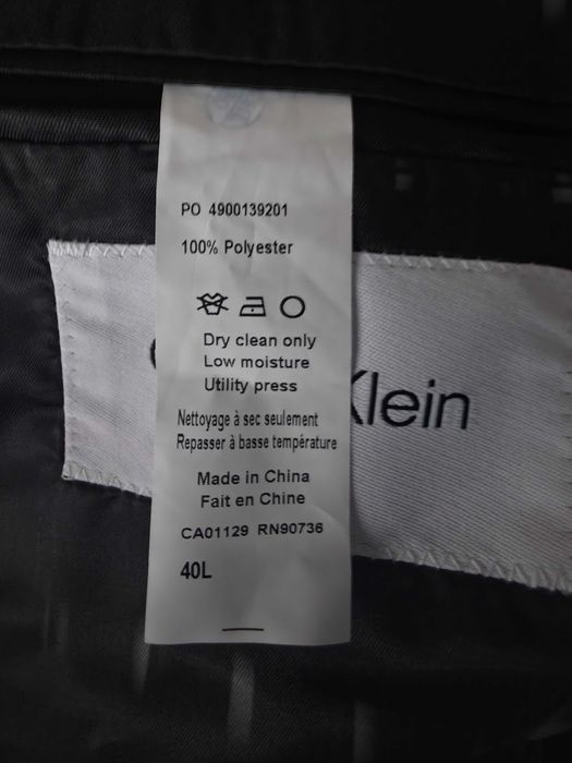 Sacou Calvin Klein Bărbați - X Slim Fit Mărimea 40L - NOU