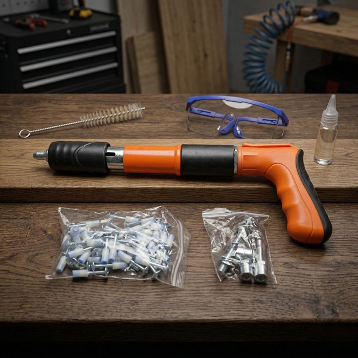 Професионален пистолет за забиване на пирони