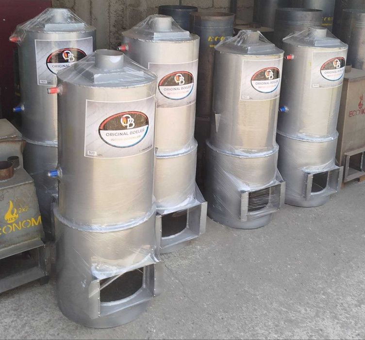 Двухконтурный Металлический Котел/ Ikki Konturlik Kotyol/Original