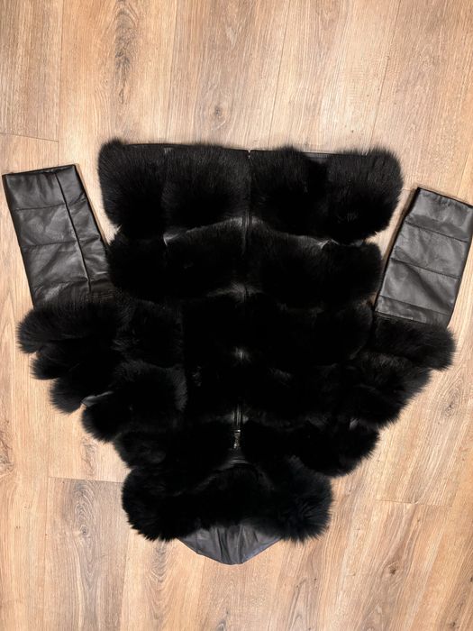 haina blana naturala vulpe 5 in 1 S - M / 36-38
