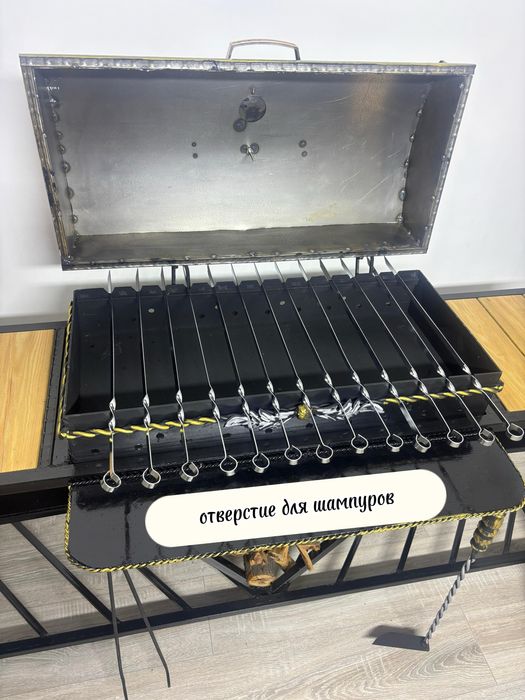 Мангал барбекю в стиле лофт