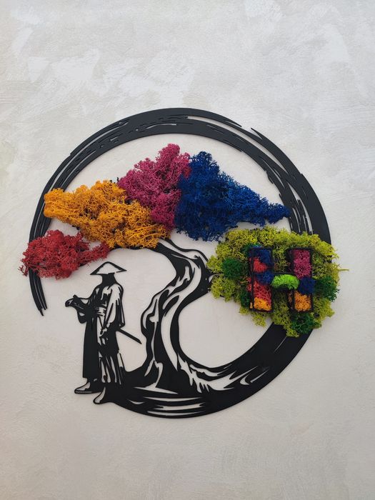 Самурай Картина от 3д принтер Декорация