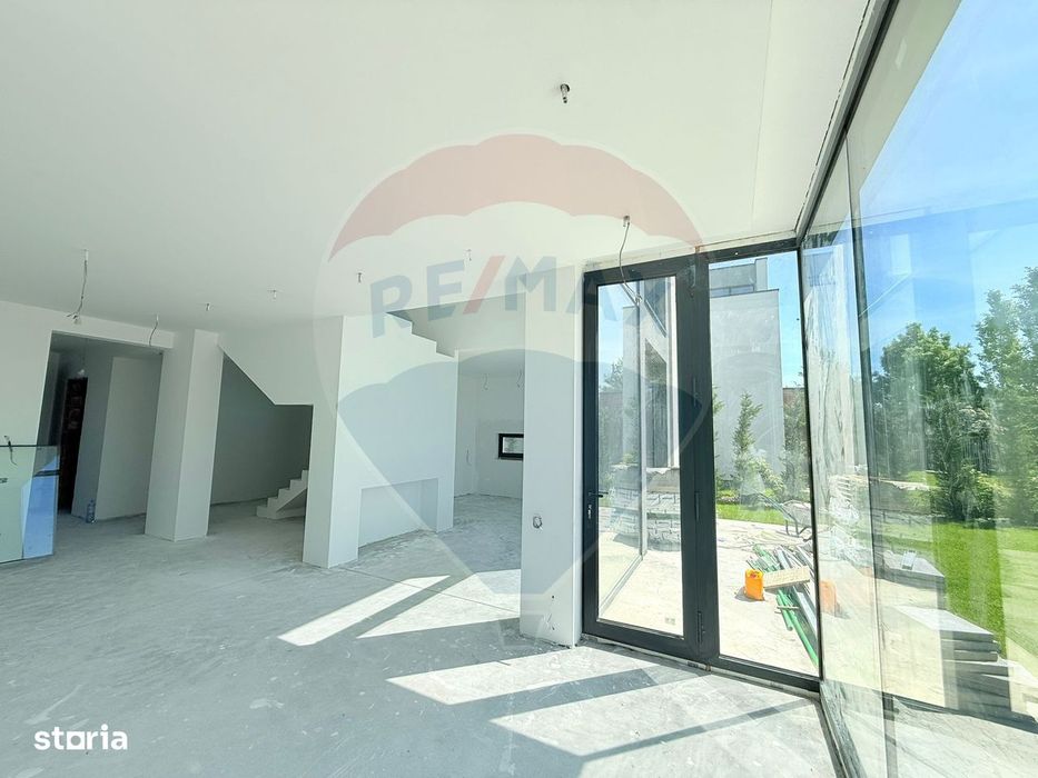 Vilă modernă de vânzare | 5 camere | Dumbrava Vlăsiei | Teren 750 mp