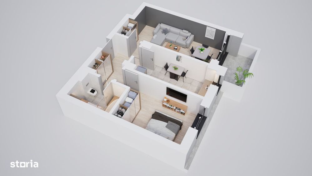 Apartament 2 camere într-un complex privat, loc de joaca, in Sibiu