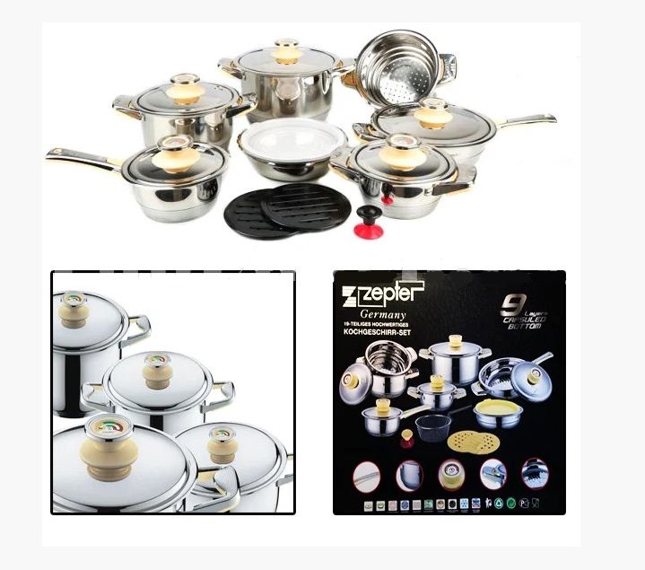 Zepter набор посуды 19 предметов в чемодане
