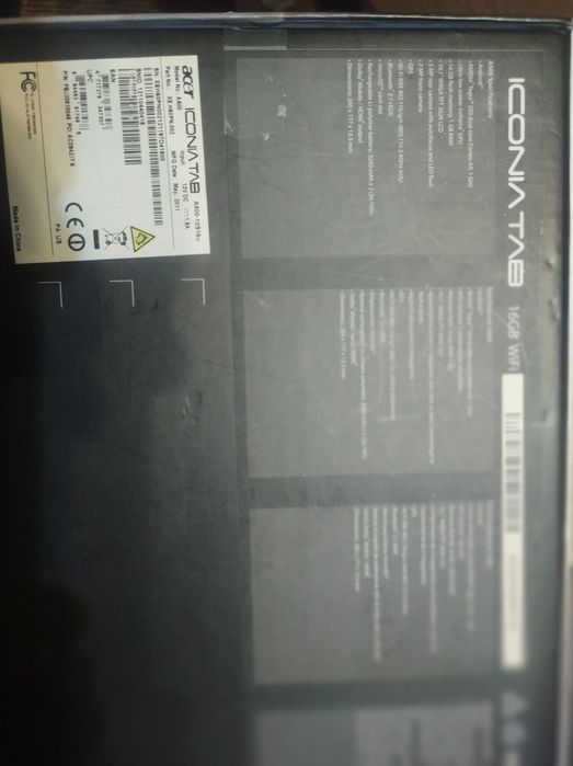 Продам планшет Acer A500  бу