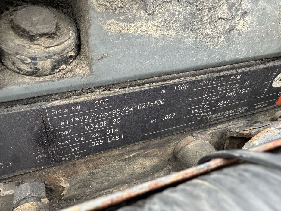 Motor complet CUMMINS utilaj - cod M340E 20