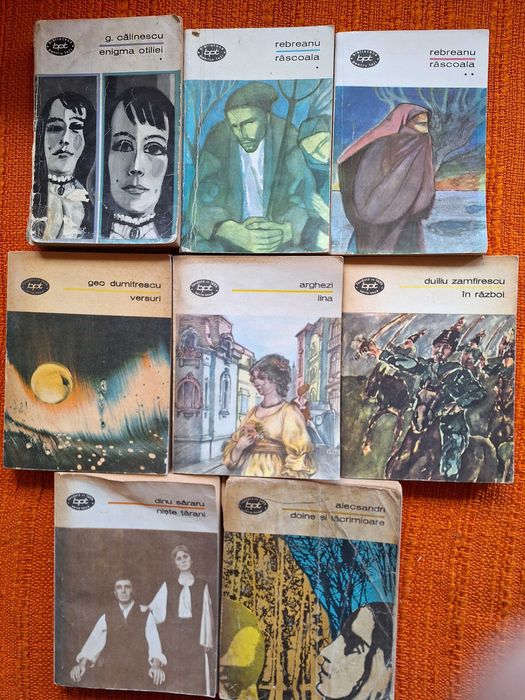 Carti beletristica (vechi) -  Lot 2- 12   (buc = 8)