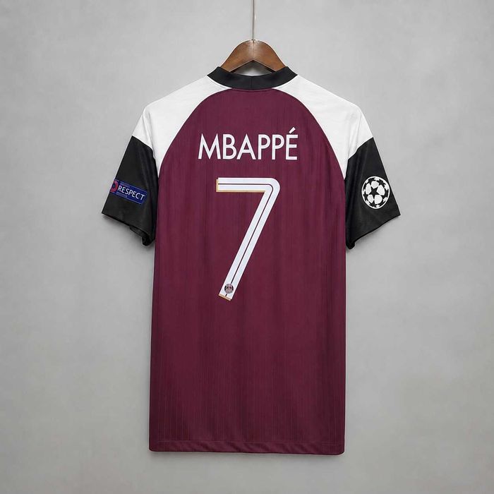 Tricou PSG 20/21 Fourth Kit Retro - Mbappe 7 Fan Version
