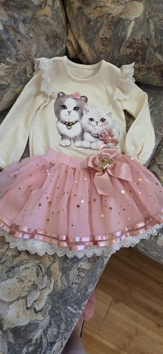 Нарядная юбочка на девочку 1.5 - 2 года