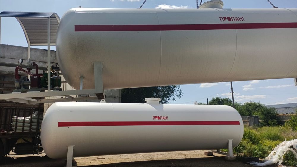 Агзс моноблок 25 куб , бочка газовая