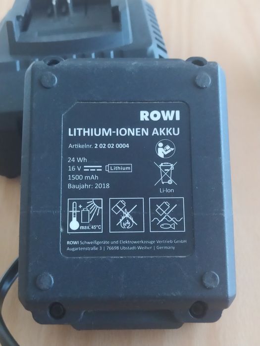 Йонлитиева батерия 16,8 v комплект с оригинално зарядно