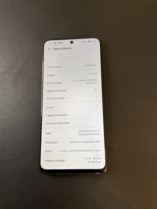 Honor X8 128GB ID-XXL10071
