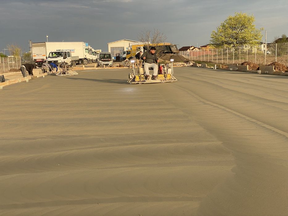 Turnari beton finisat mecanic elicopterizat