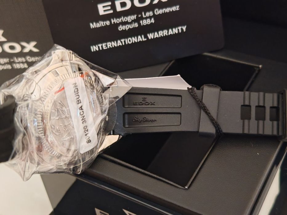 Edox Skydiver Neptunian нов с гаранция