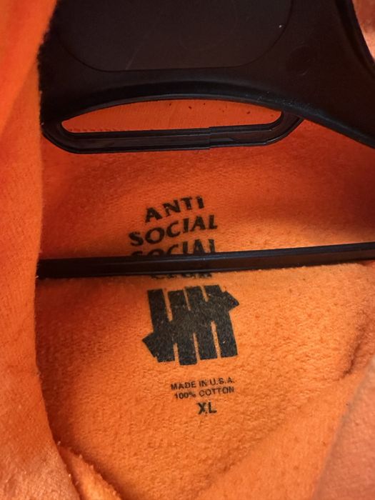 Hanorac Hoodie Anti social social club x UNDEFEATED (Nike,Jordan)