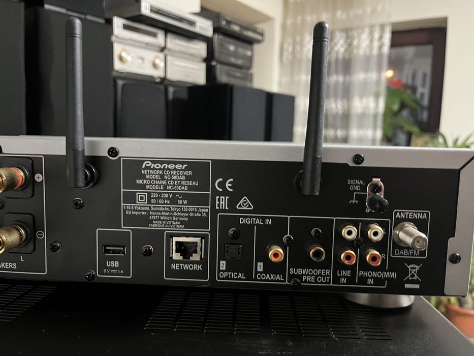 Pioneer NC-50DAB spotify/Airplay/Tidal/Radio online/wifi/Bluetooth usb